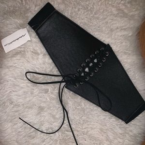 Black Lace Belt